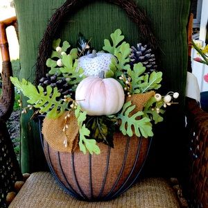 fall door wreath